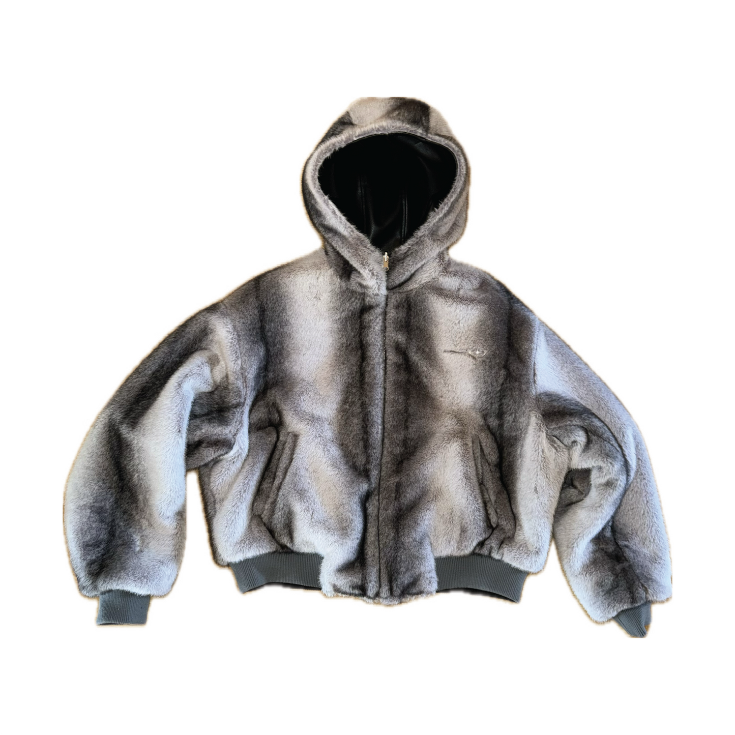 Reversible Faux Fur Bomber